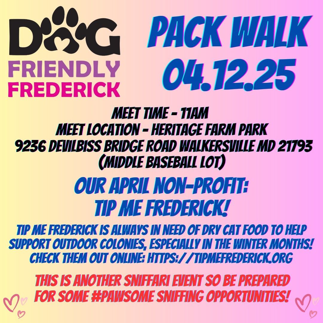 April Pack Walk