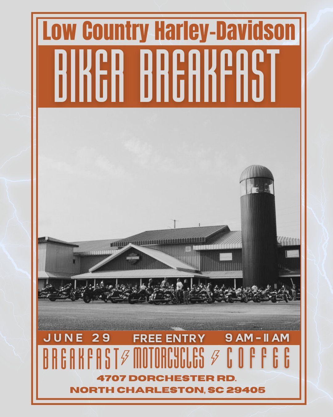 Free Biker Breakfast