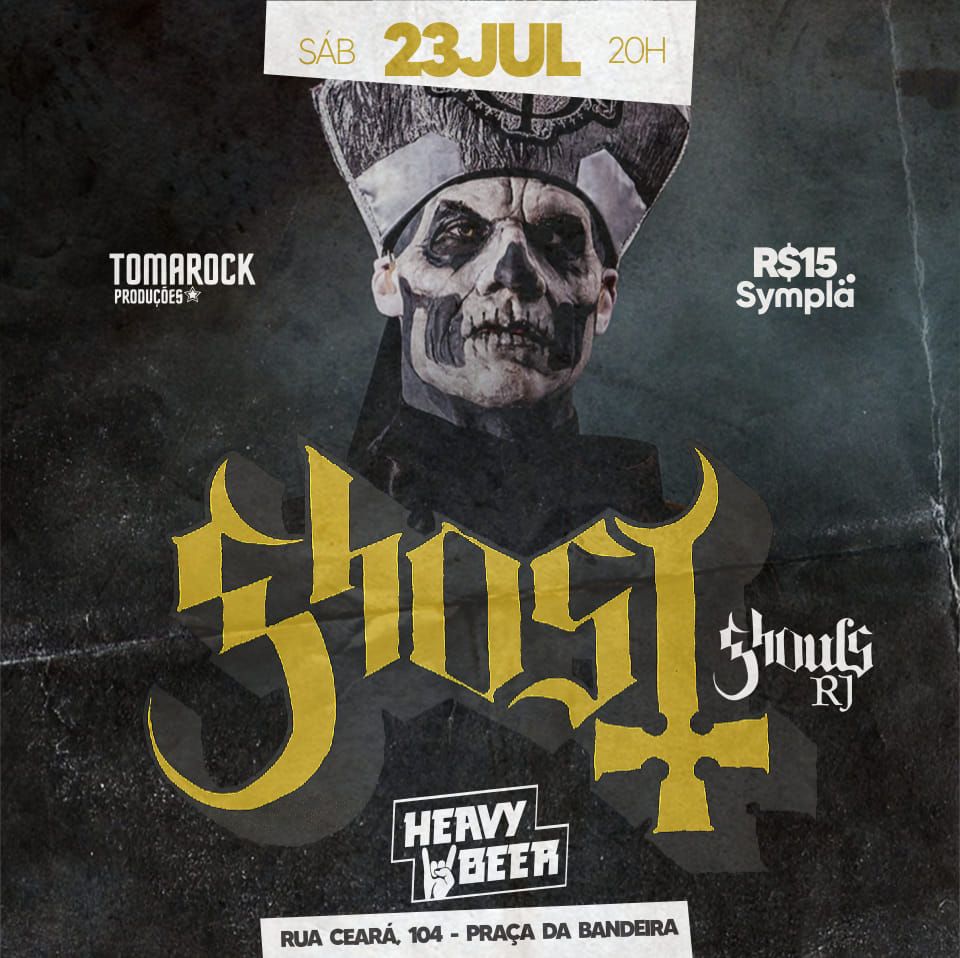 GHOST TRIBUTO - O TRIBUTO OFICIAL DO RIO DE JANEIRO PELA PRIMEIRA VEZ ...