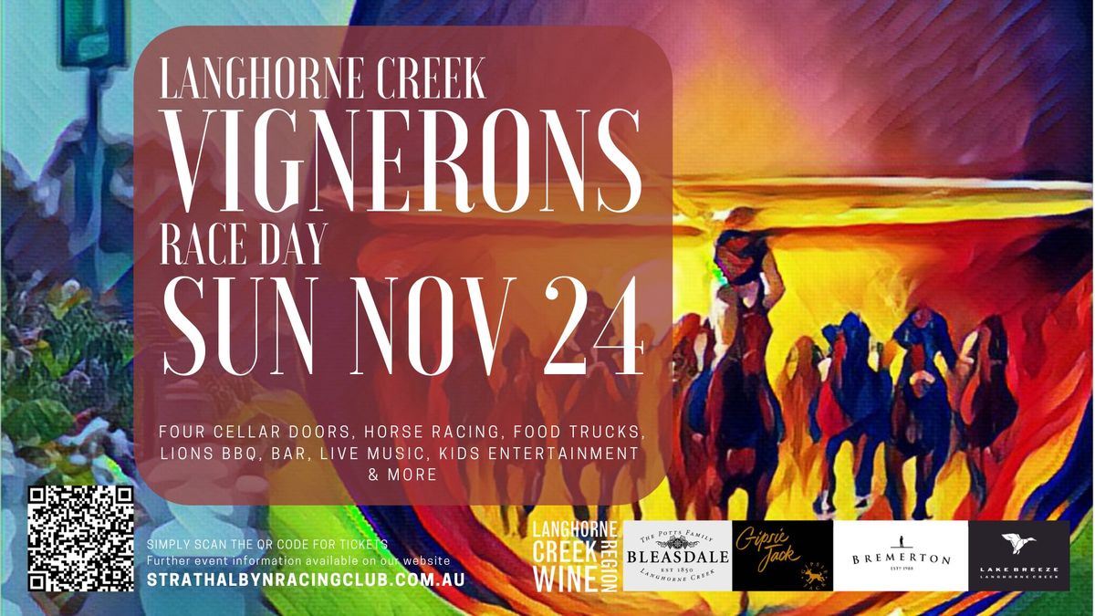 Langhorne Creek Wine Region Vignerons Race Day