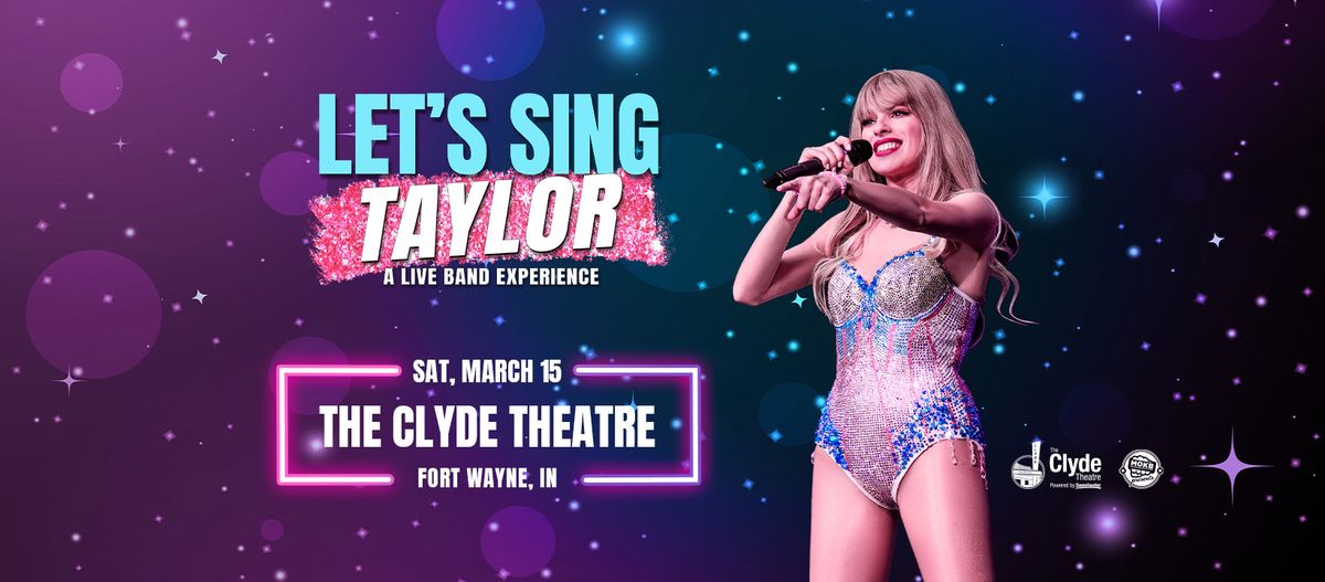 Let\u2019s Sing Taylor \u2013 A Live Band Experience