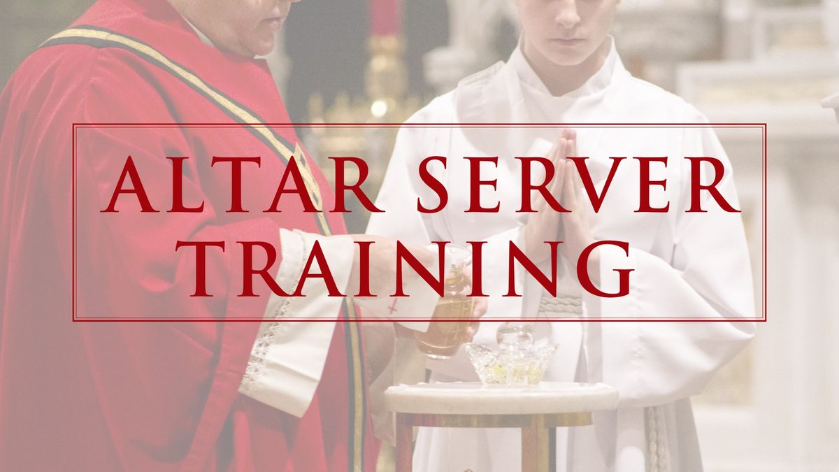 New Altar Server Training