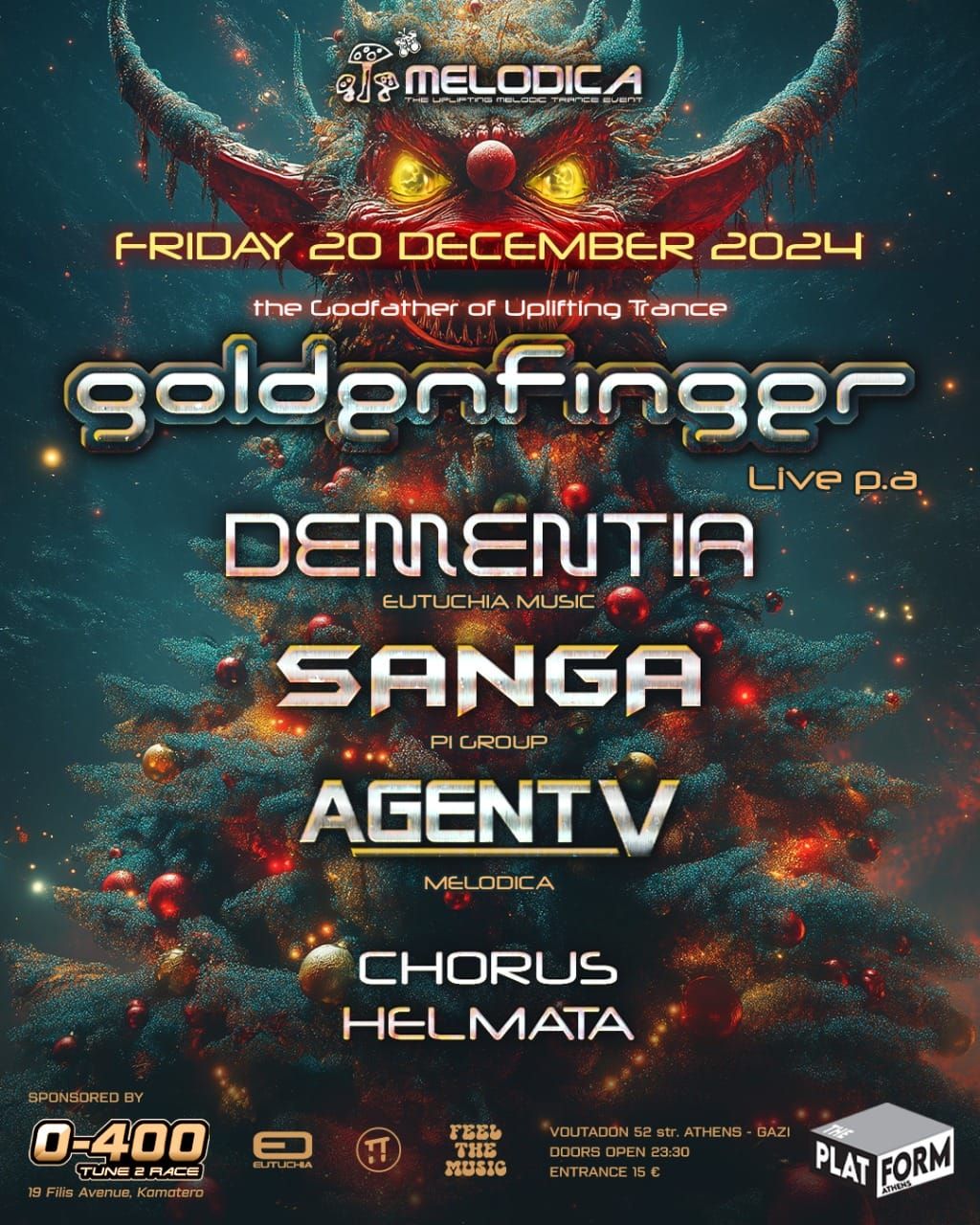 GOLDENFINGER Live in Athens. \u03a7-Mas 2024