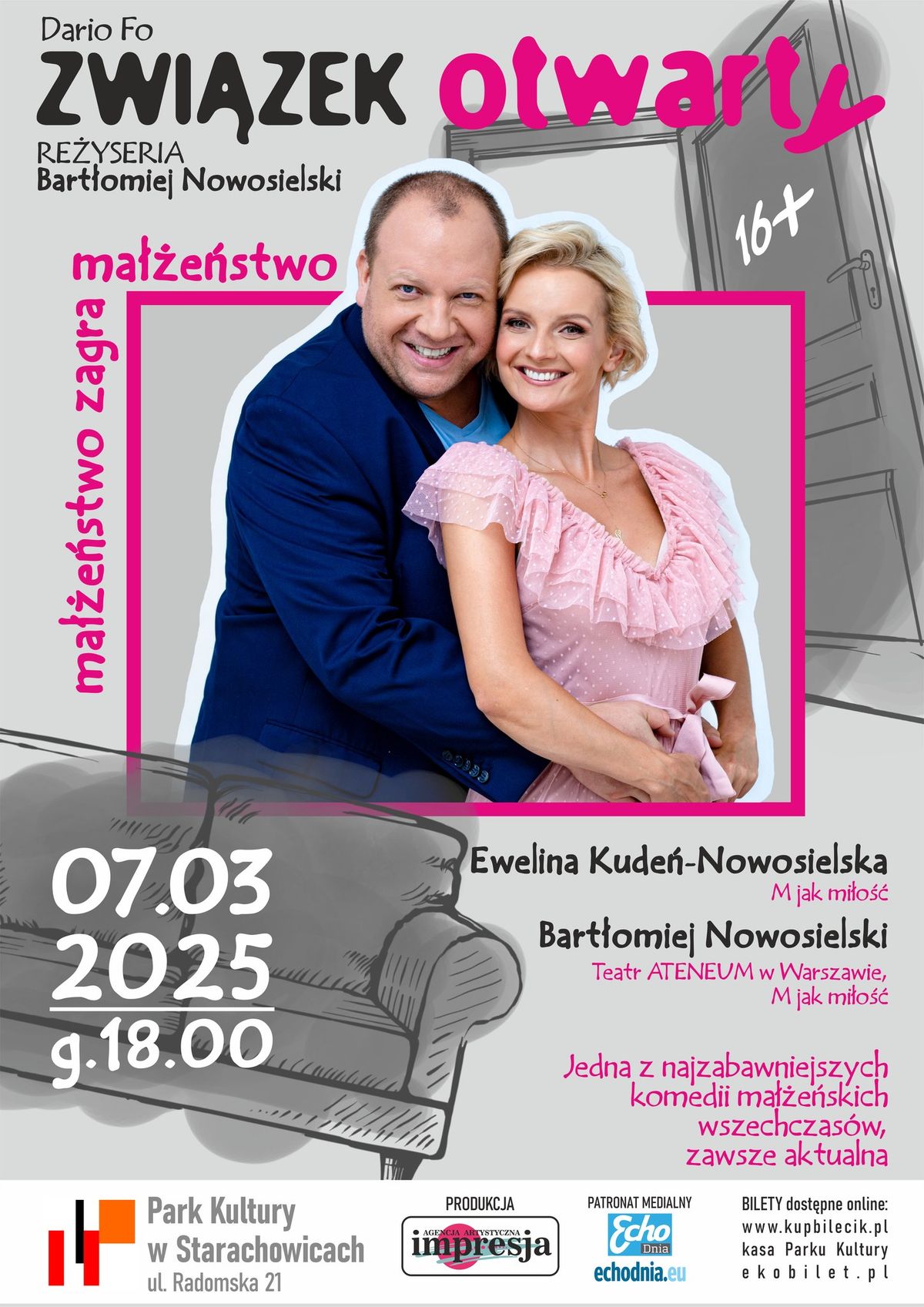 Dario Fo ZWI\u0104ZEK OTWARTY w Starachowicach