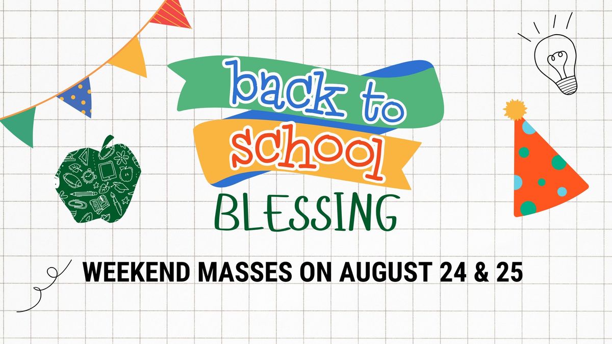 Back-to-School Blessing