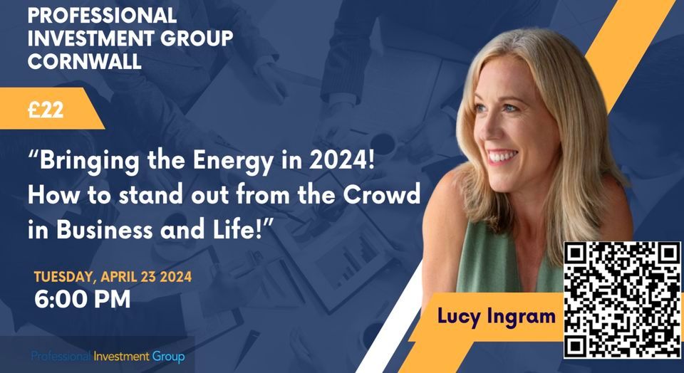 April PIG - Keynote: Lucy Ingram - Bringing the Energy!