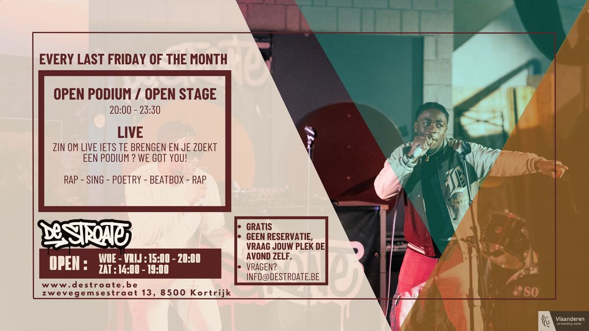 Open Stage @ The Hip Hop Palace