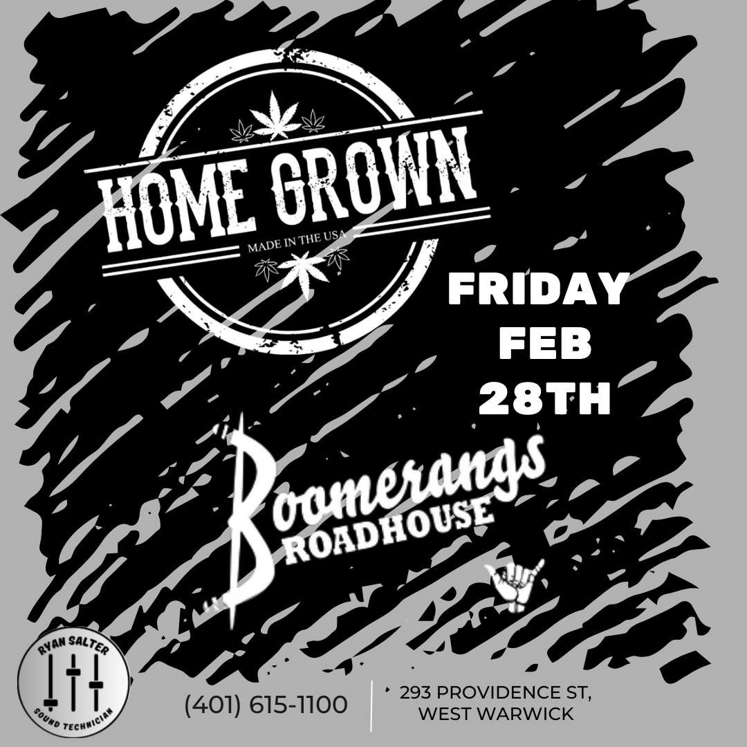 Home Grown at Boomerangs