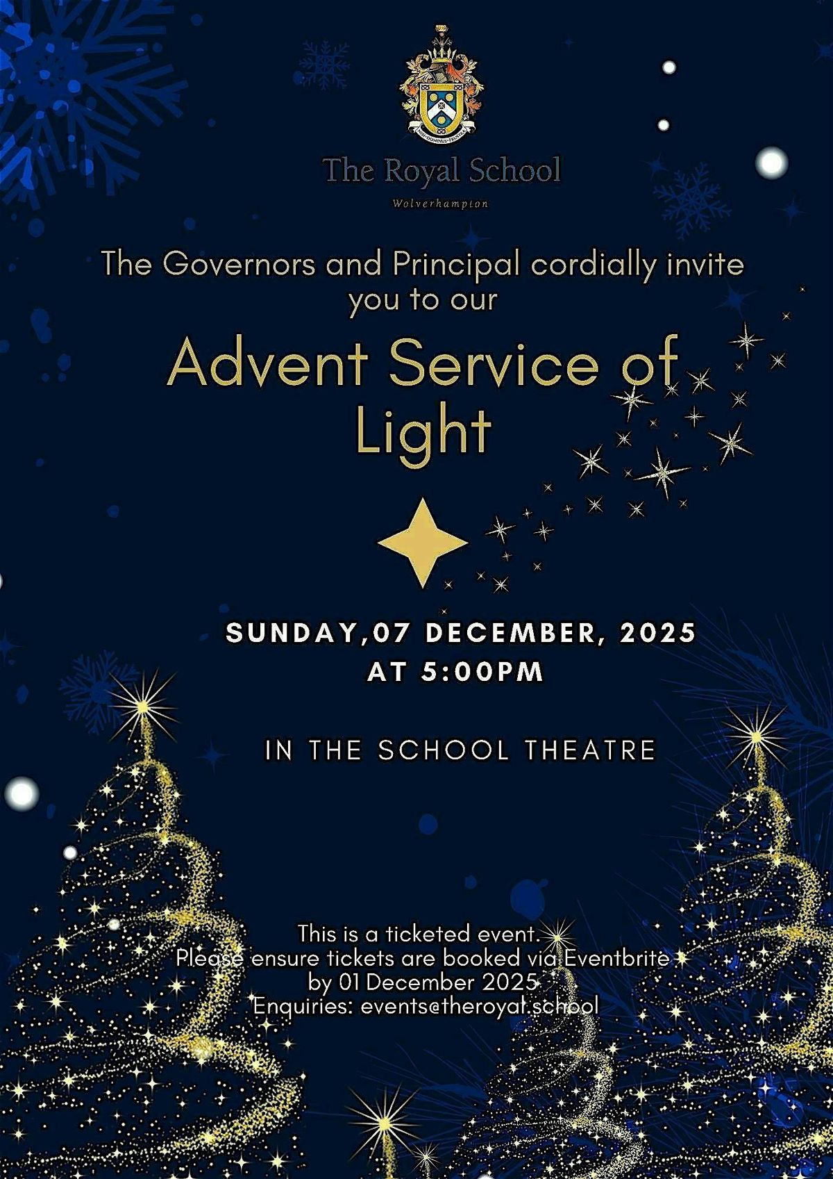The Royal School Advent Service of Light