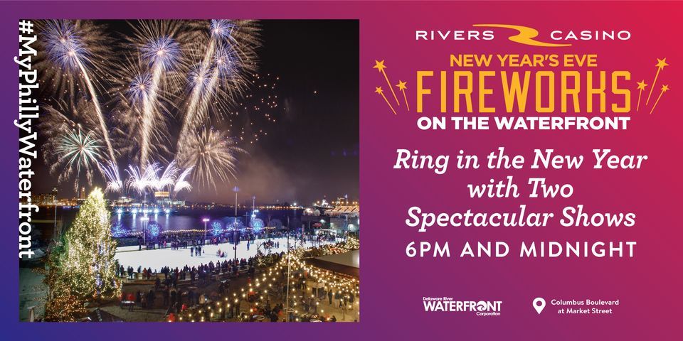 Rivers Casino New Year's Eve Fireworks on the Waterfront