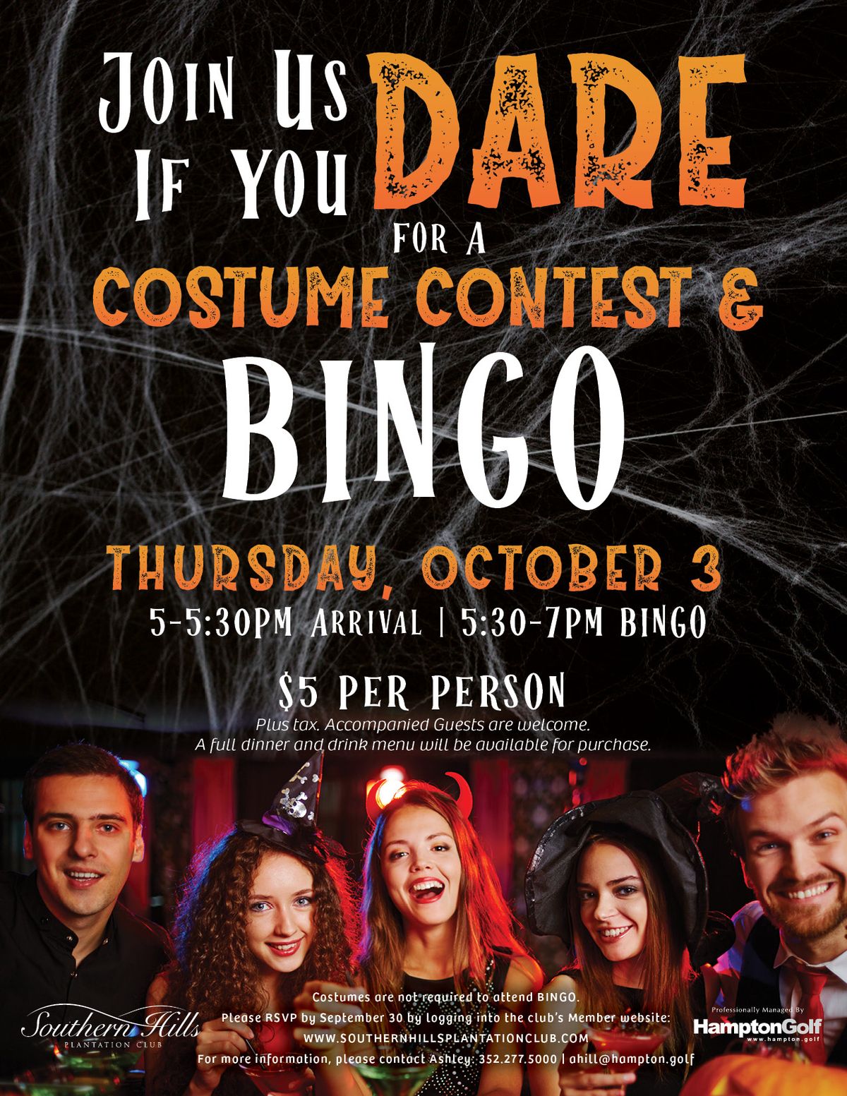 Costume Contest & BINGO (Member Event)