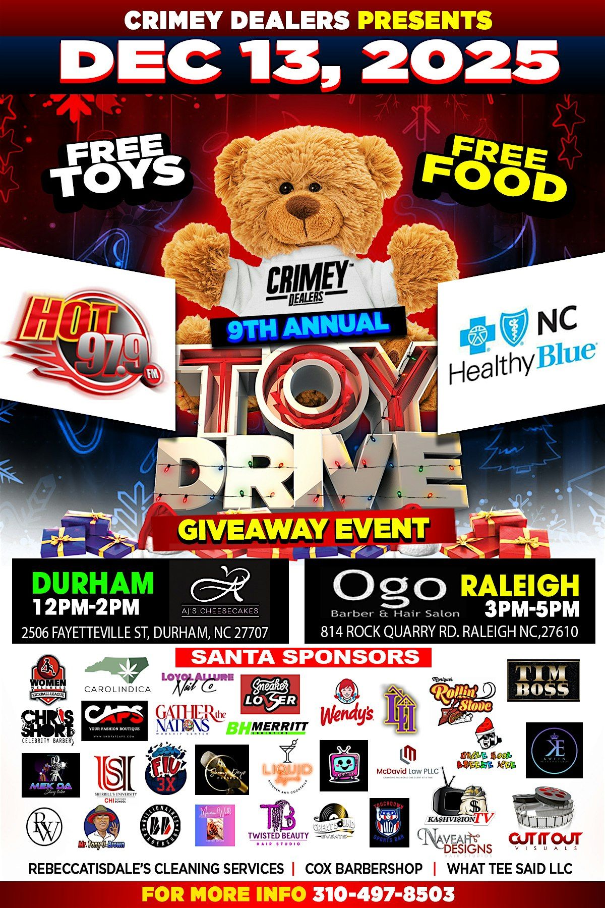 TOY DRIVE GIVEAWAY