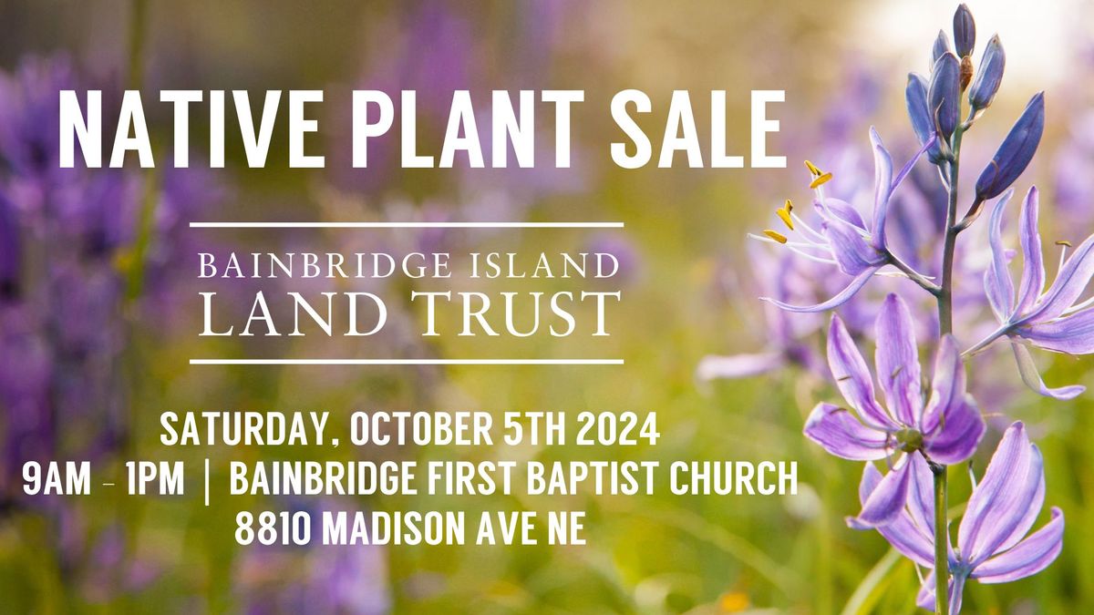 Native Plant Sale