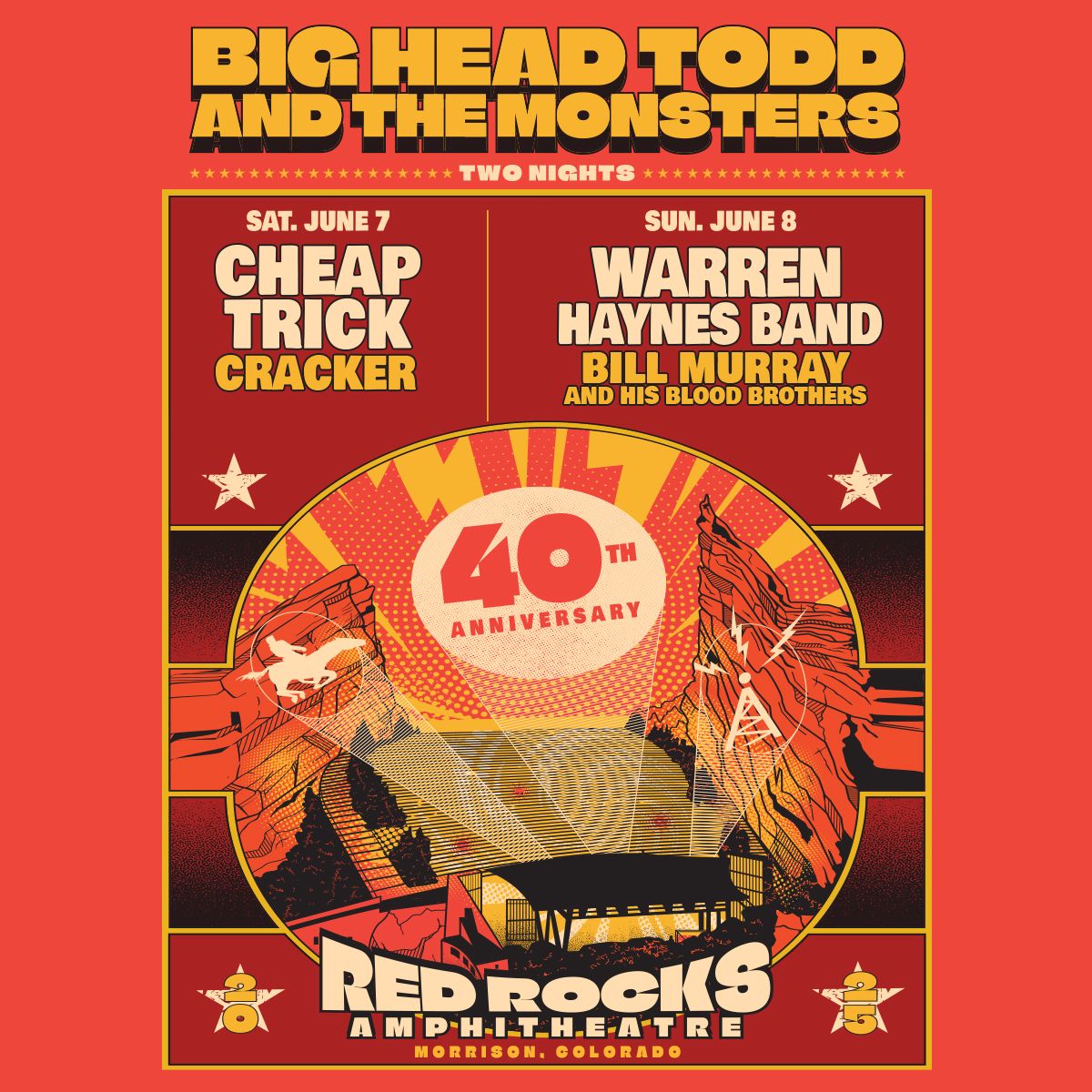 Big Head Todd and the Monsters at Red Rocks Amphitheatre