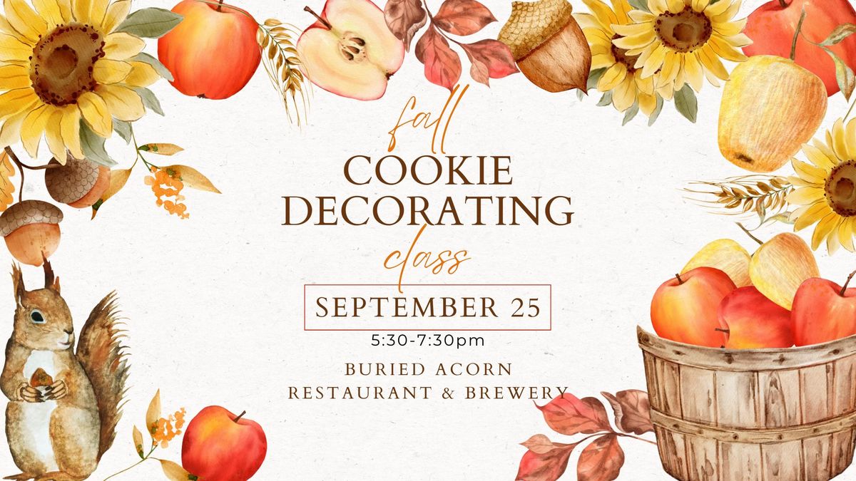 Fall Cookie Decorating Class