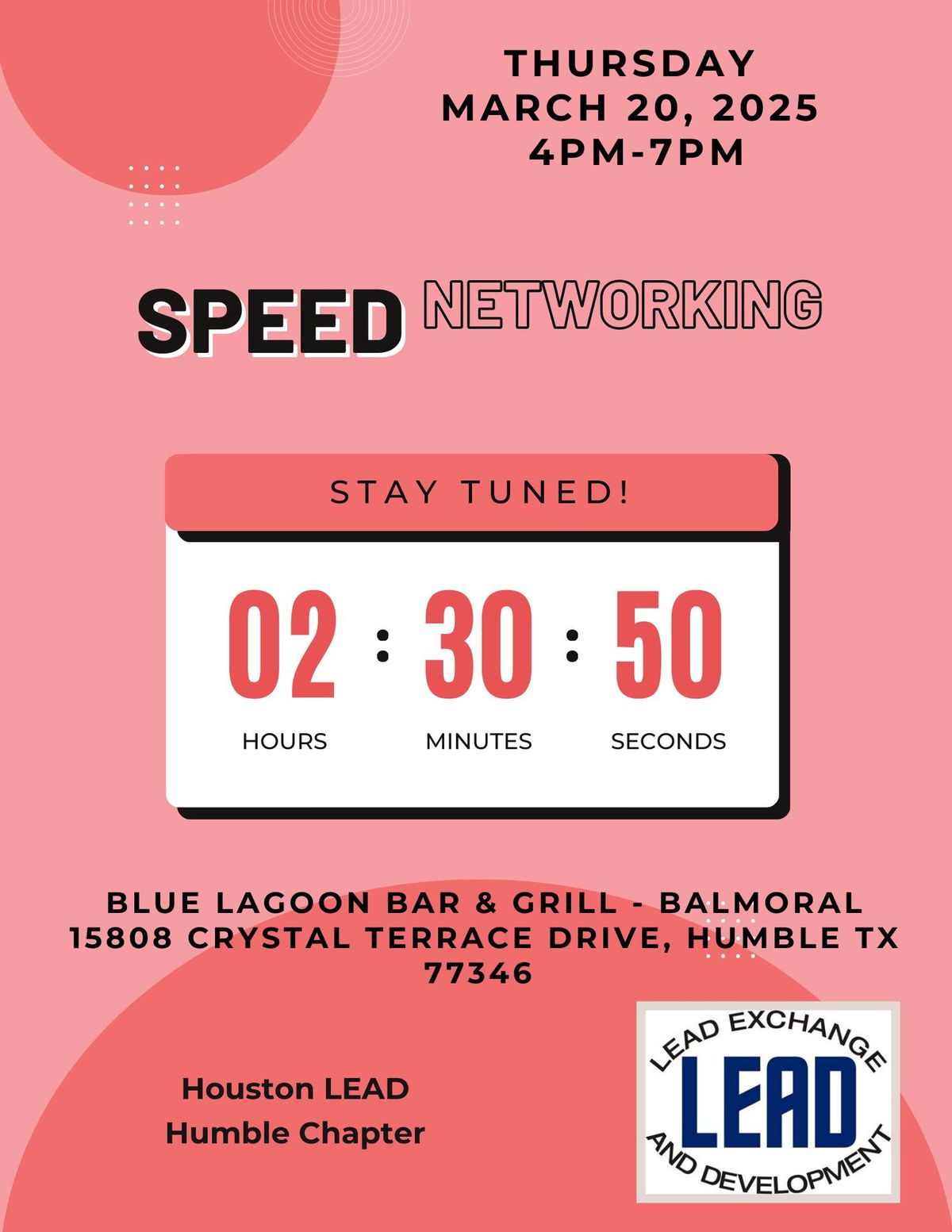 Speed Networking Event