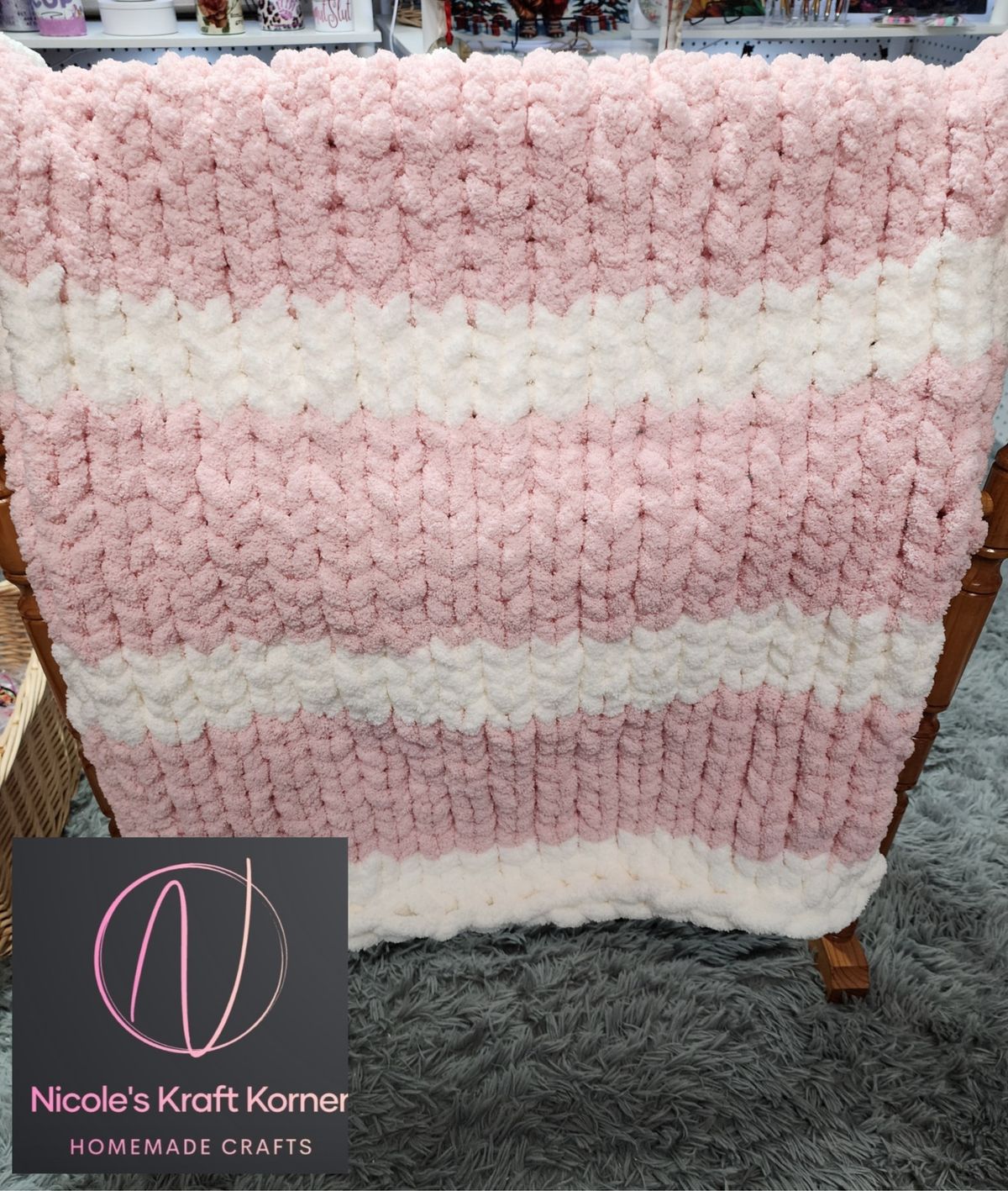 Chunky Chenille Blanket Workshop