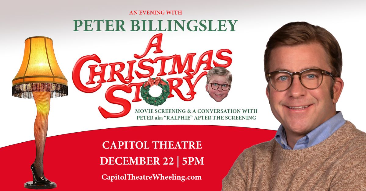 AN EVENING WITH PETER BILLINGSLEY & A CHRISTMAS STORY