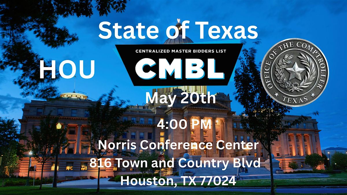 HOU Doing Business w\/ the State of Texas - Centralized Master Bidders List