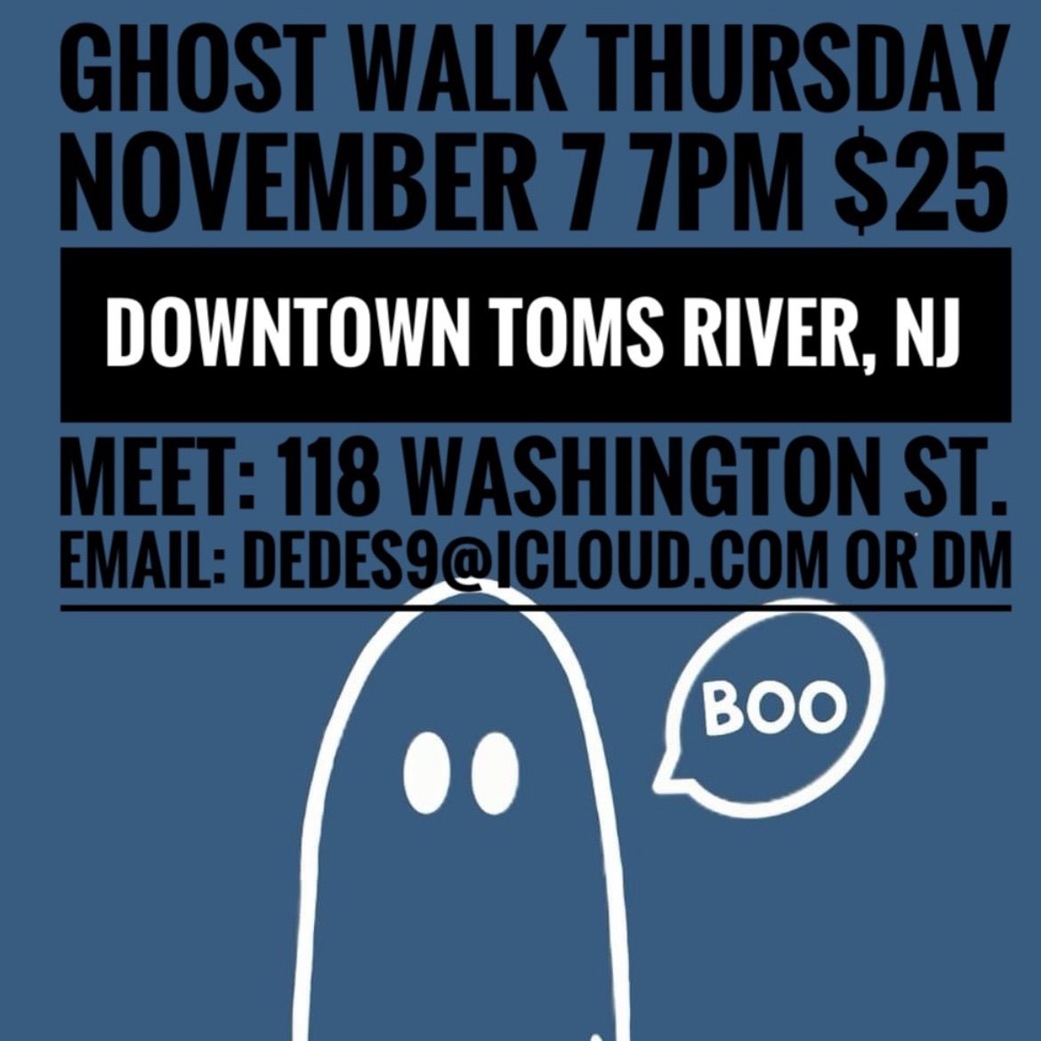 Ghost Walk Downtown Toms River