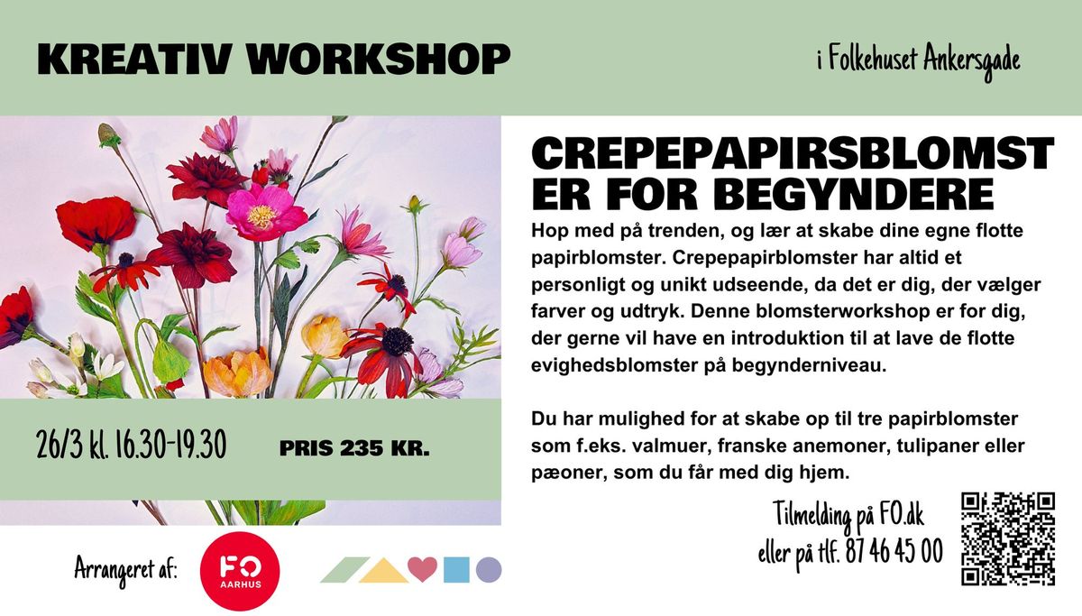 Crepepapirblomster for begyndere