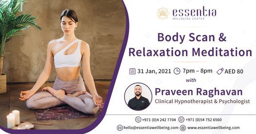 Body Scan & Relaxation Meditation Praveen Raghavan