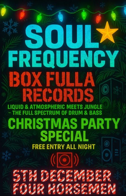 SOUL FREQUENCY Vs BOXFULLA RECORDS