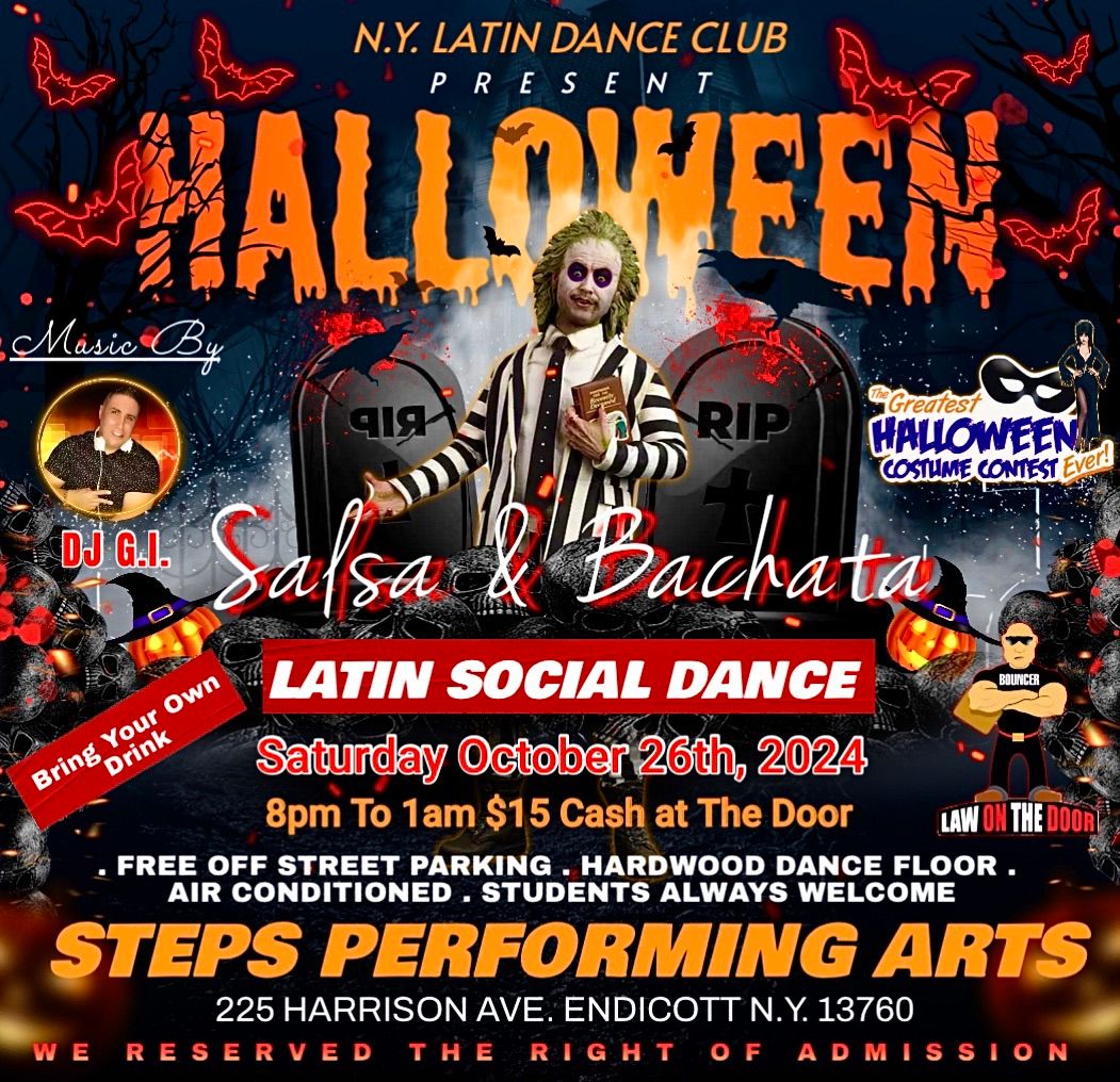 SALSA & BACHATA HALLOWEEN SOCIAL DANCE