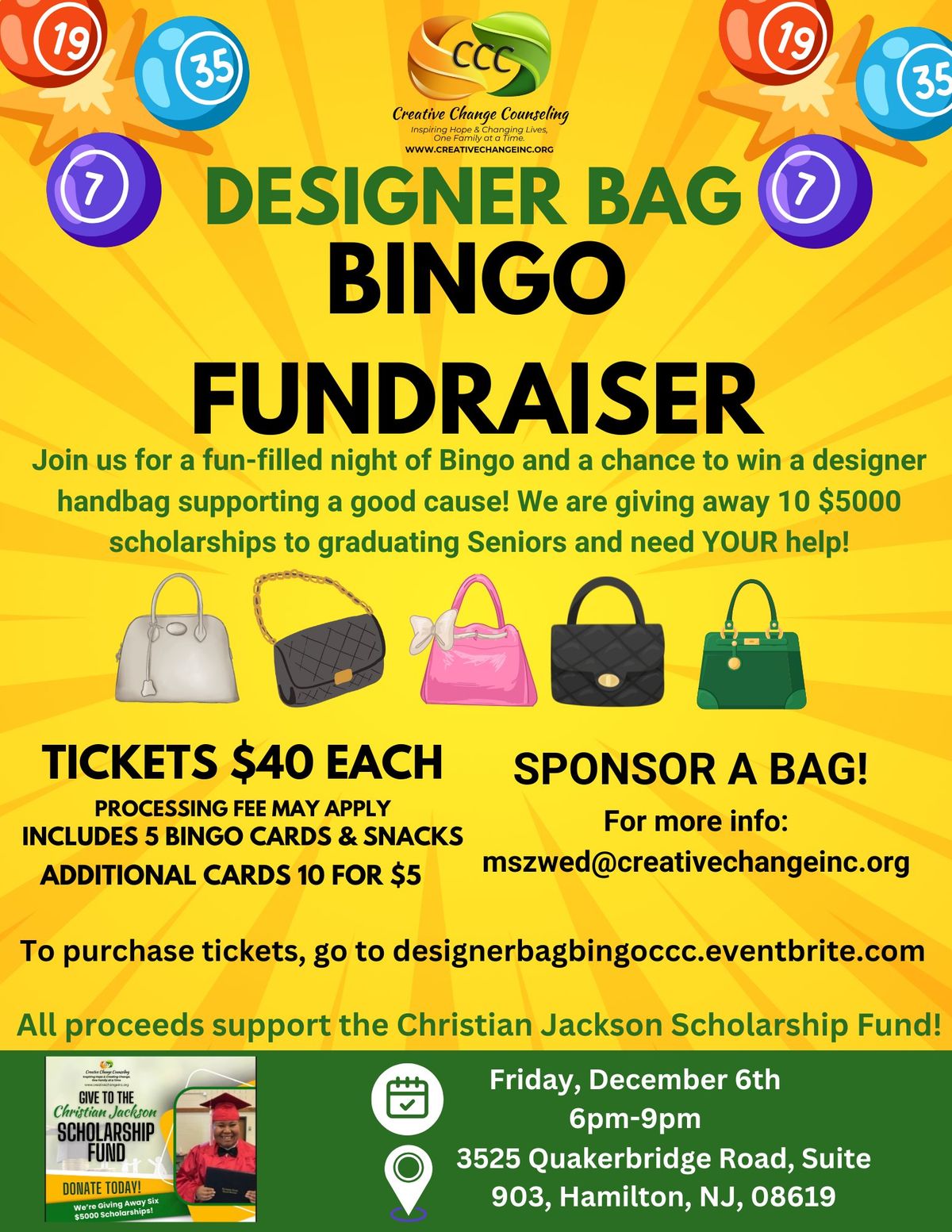 Designer Bag Bingo