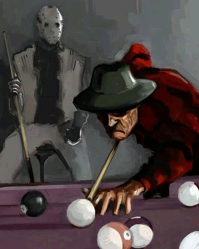 The Outlaw Halloween Broomstick Scotch Doubles 8 Ball Tournament