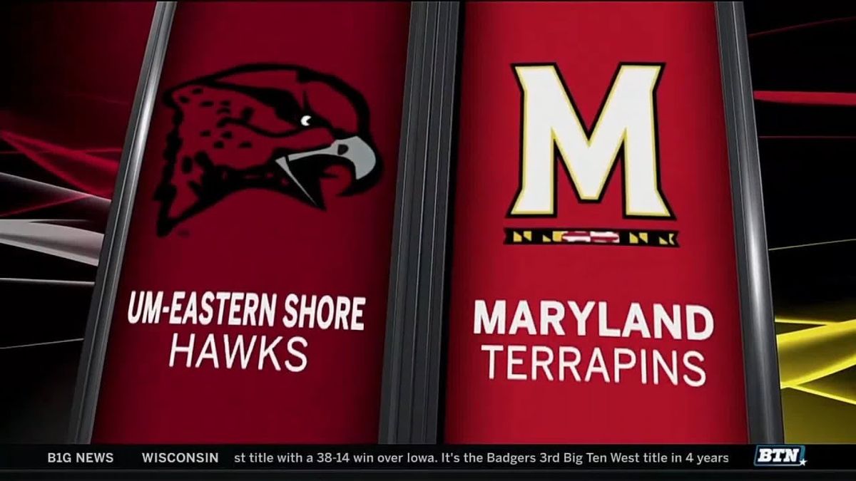 Maryland Terrapins vs. Maryland Eastern Shore Hawks