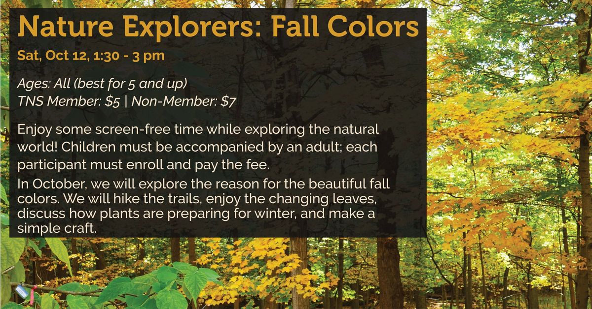 Nature Explorers: Fall Colors