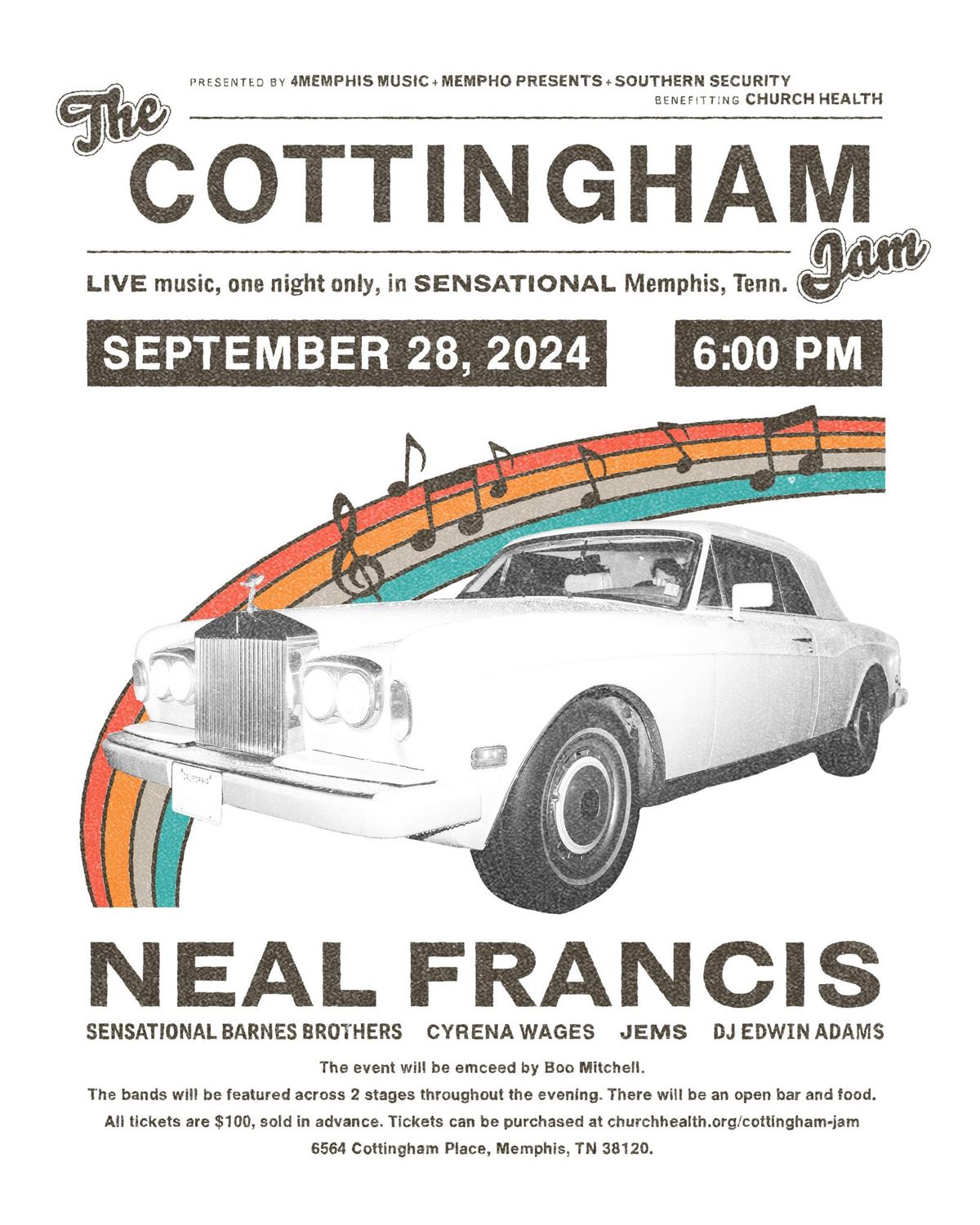 THE COTTINGHAM JAM feat. Neal Francis, Sensational Barnes Brothers, Cyrena Wages, Jems & More!