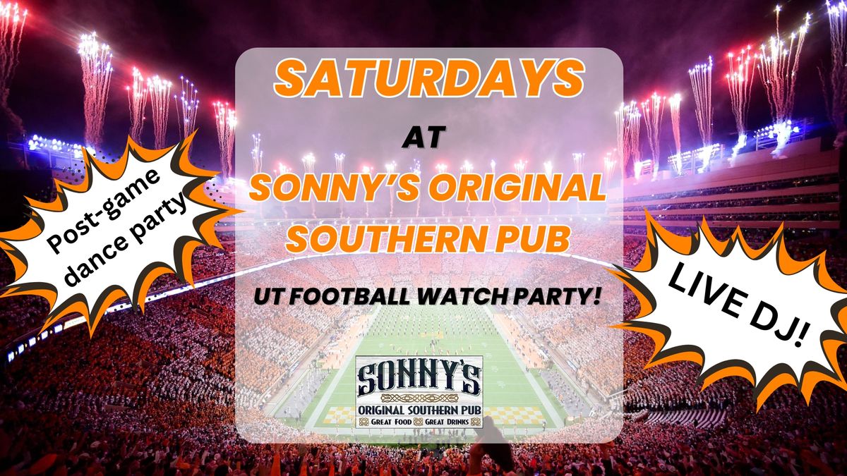 UT FOOTBALL WATCH PARTY + POST-GAME DANCE PARTY!