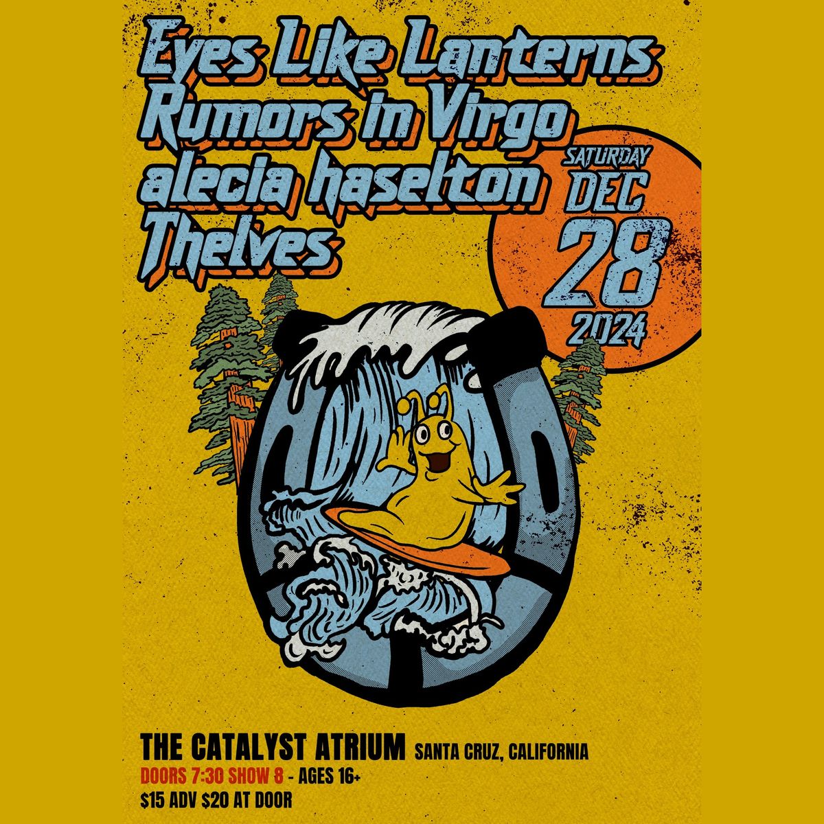 Eyes Like Lanterns, alecia haselton, Rumors in Virgo, Thelves Live at The Catalyst, Santa Cruz 