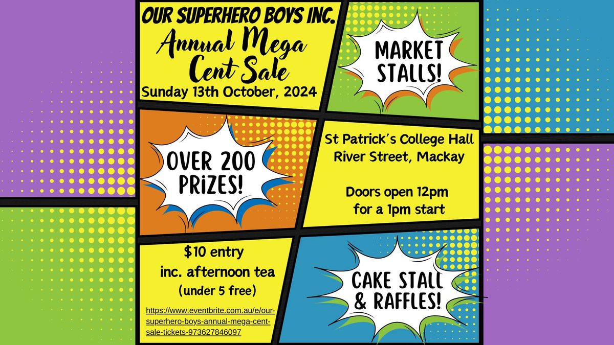 Our Superhero Boys Annual Mega Cent Sale!