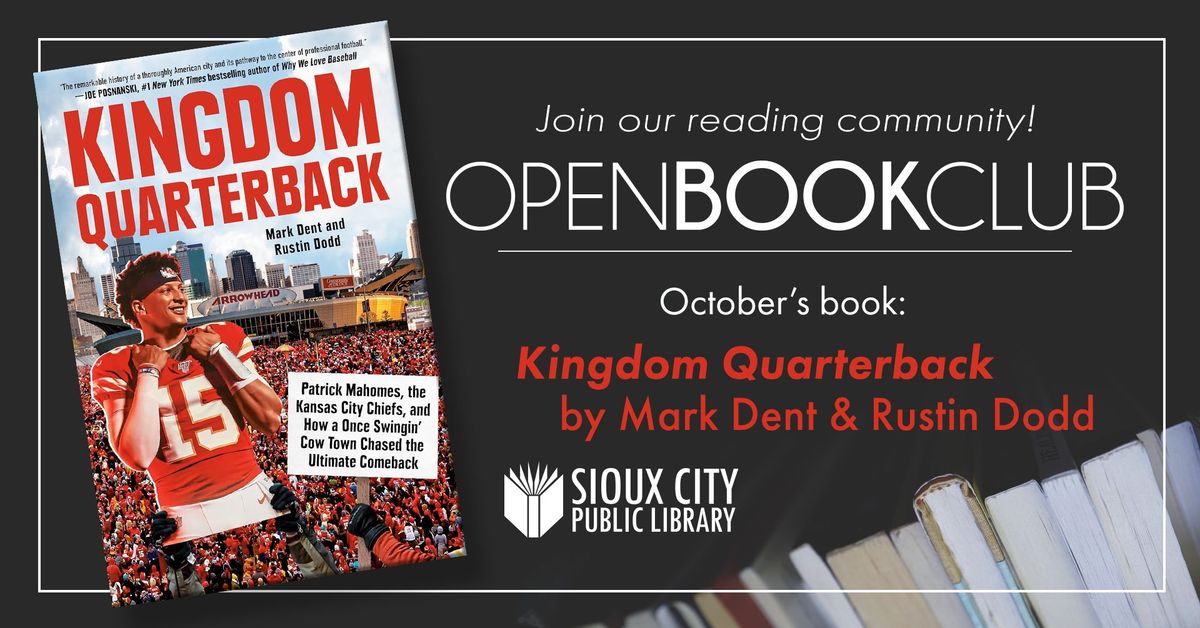 Open Book Club: Kingdom Quarterback by Mark Dent & Rustin Dodd