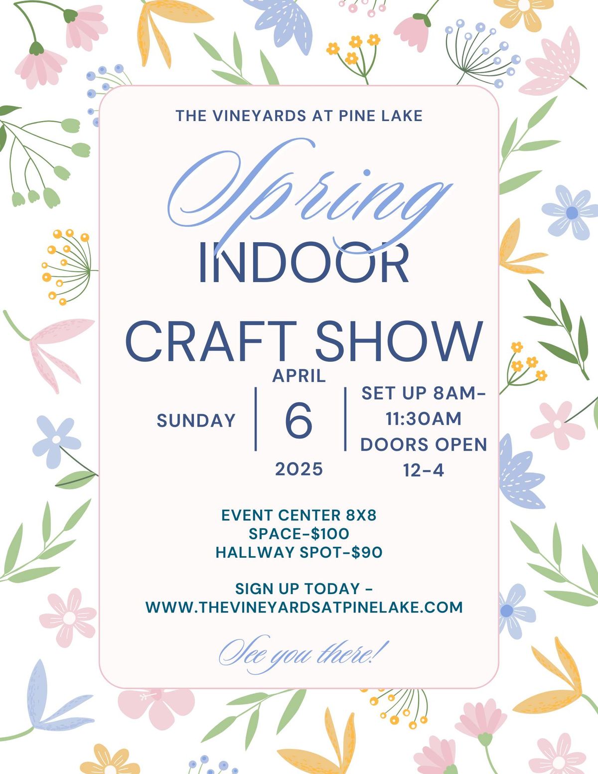 Indoor Spring Craft show