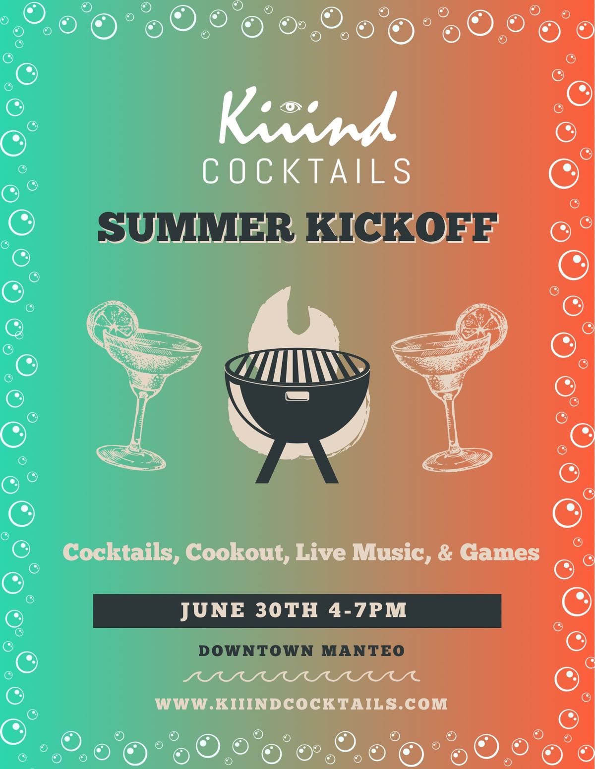 Kiiind Cocktails Summer Kickoff!