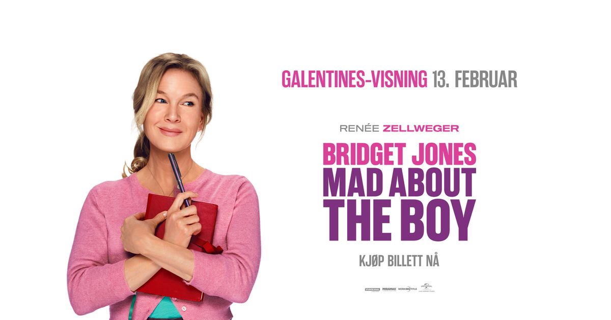 Galentines\/Ladies Night med goodie-bags \/ Bridget Jones: Mad About the Boy