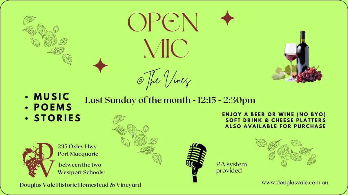 Open Mic at the Vines