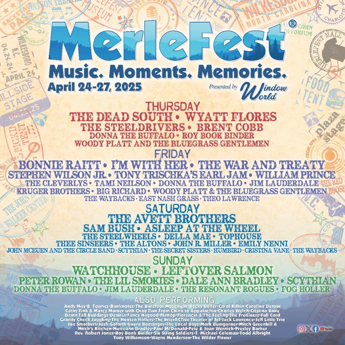 MerleFest: Bonnie Raitt  The War and Treaty & Sam Bush - Friday