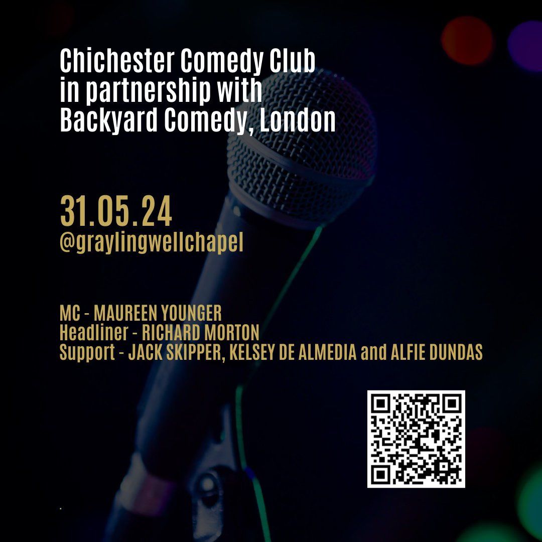 CHICHESTER COMEDY CLUB in collaboration with Backyard Comedy Club, London