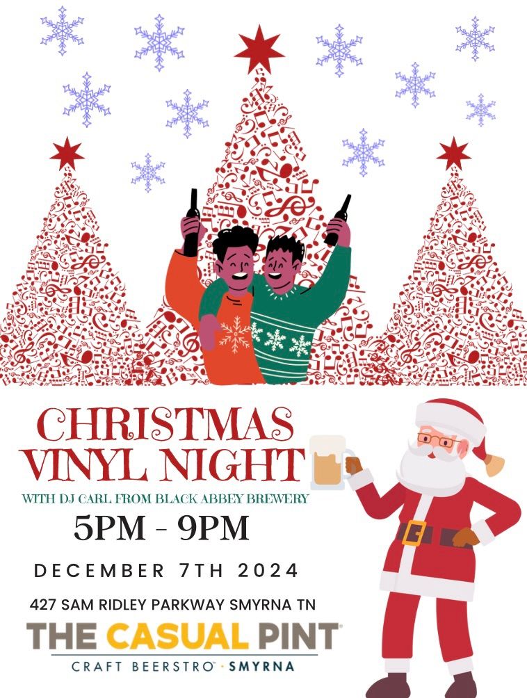 Christmas Vinyl Night with DJ Carl