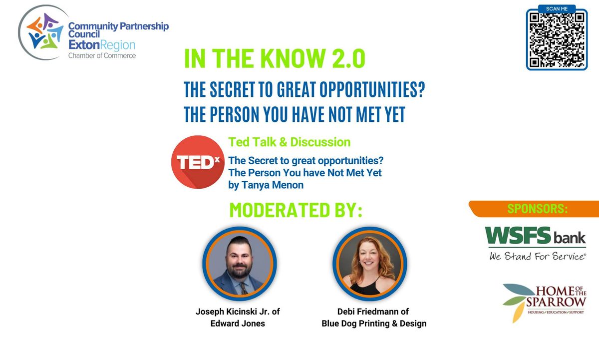  In the Know 2.0 The Person You Have Not Met Yet