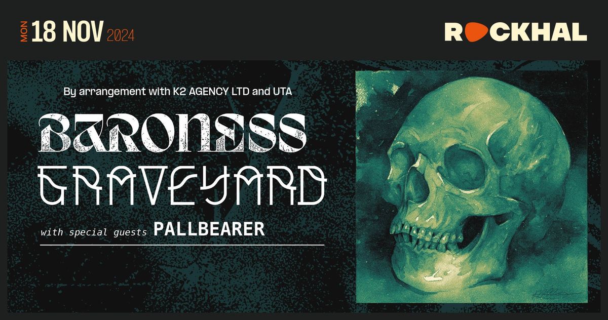 BARONESS + GRAVEYARD + PALLBEARER \u2022 Rockhal, Luxembourg 