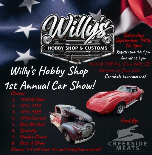 Willys Hobby Shop Car Show