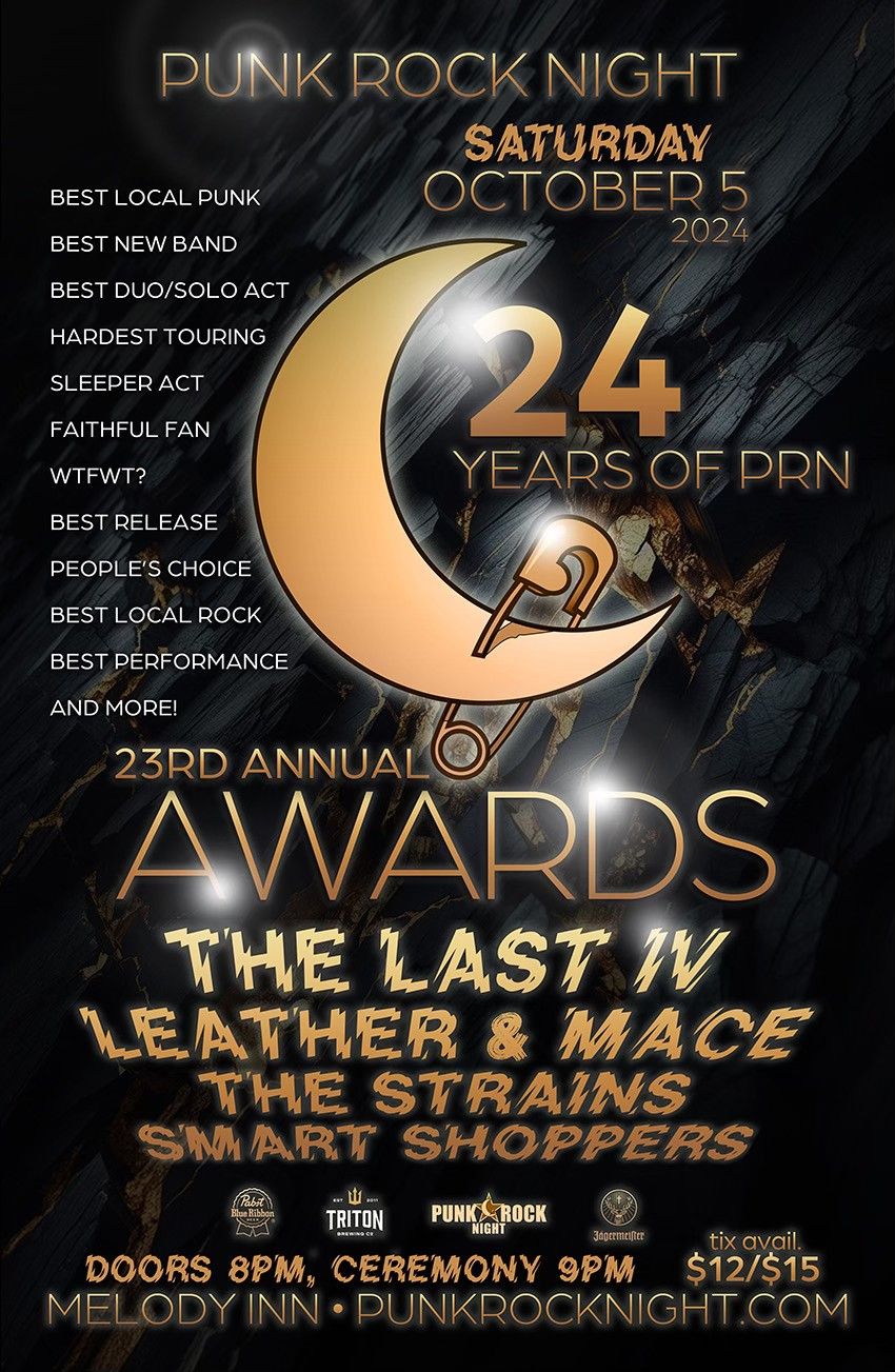 PRN Music Awards!: The Last IV, The Strains, Leather & Mace, Smart Shoppers