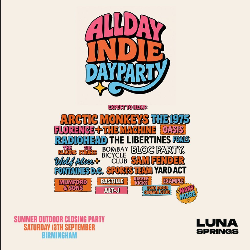 Allday Indie Outdoor Festival - Birmingham