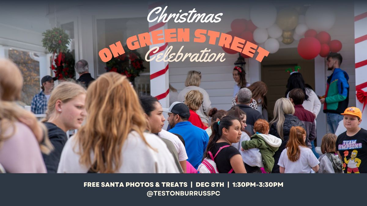 FREE Santa Photos at Teston & Burruss Law Firm | Before Christmas on Green Street Parade